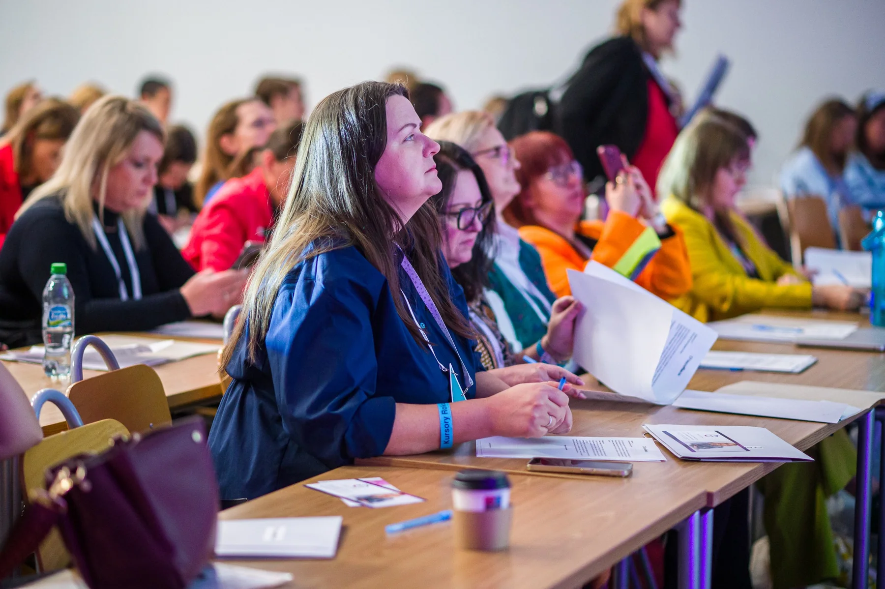 Uczestniczka podczas części merytorycznej Konferencji GIRLBOSSKIE
